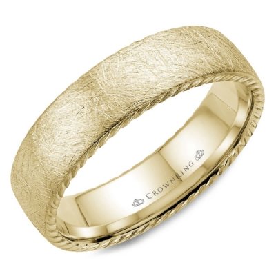 CrownRing  WB-006R6 CrownRing Men's Band Birmingham Jewelry 