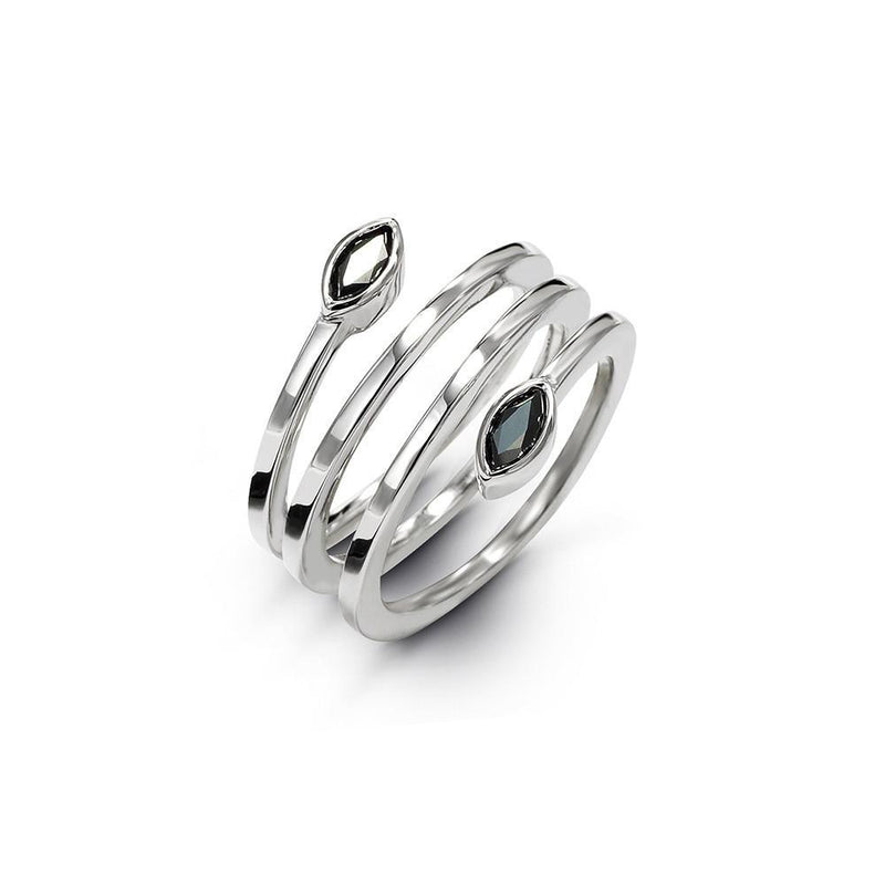 Hera - HSR106SHMT Designs by HERA Silver Ring Birmingham Jewelry 