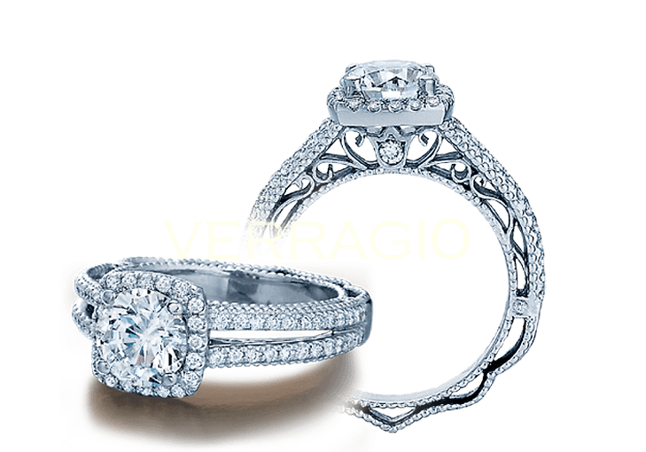VENETIAN-5007CU VERRAGIO Engagement Ring Birmingham Jewelry Verragio Jewelry | Diamond Engagement Ring VENETIAN-5007CU