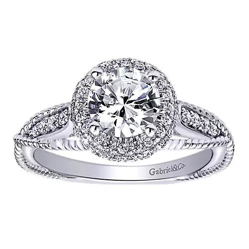 Gabriel & Co. -  ER10132W44JJ Gabriel & Co. Engagement Ring Birmingham Jewelry 