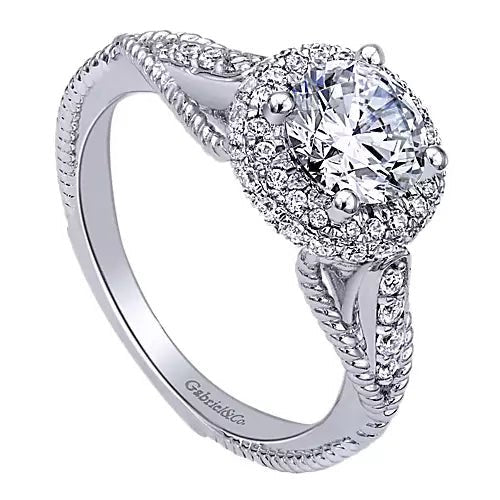 Gabriel & Co. -  ER10132W44JJ Gabriel & Co. Engagement Ring Birmingham Jewelry 