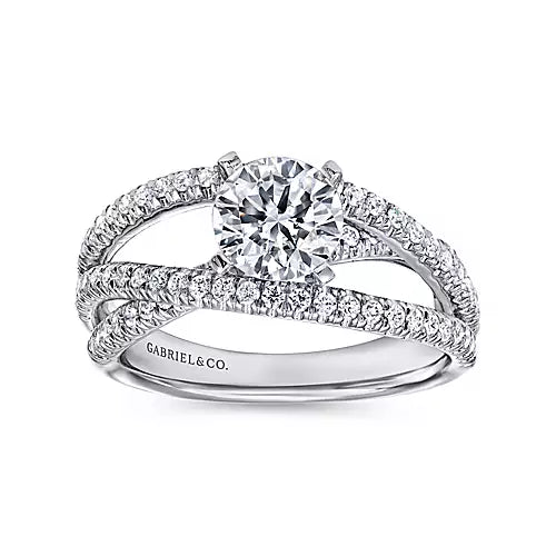 Gabriel & Co. -  ER10204W44JJ Gabriel & Co. Engagement Ring Birmingham Jewelry 