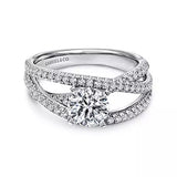 Gabriel & Co. -  ER10204W44JJ Gabriel & Co. Engagement Ring Birmingham Jewelry 
