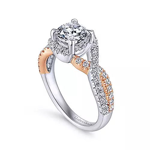 Gabriel & Co. -  ER12005R4T44JJ Gabriel & Co. Engagement Ring Birmingham Jewelry 
