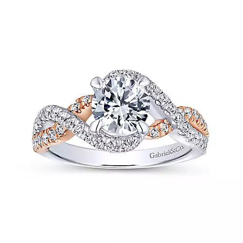 Gabriel & Co. -  ER12005R4T44JJ Gabriel & Co. Engagement Ring Birmingham Jewelry 