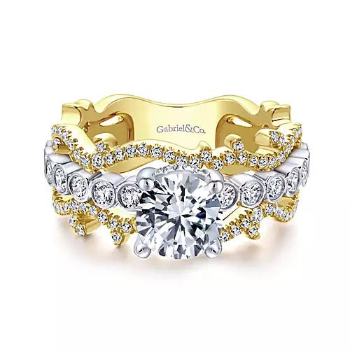 Gabriel & Co. -  ER12194R4M83JJ Gabriel & Co. Engagement Ring Birmingham Jewelry 
