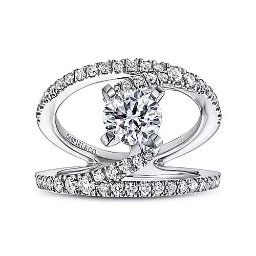 Gabriel & Co. - ER12416R4W44JJ Gabriel & Co. Engagement Ring Birmingham Jewelry 