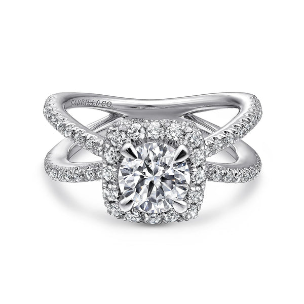 Gabriel & Co. -  ER12587R4W44JJ Gabriel & Co. Engagement Ring Birmingham Jewelry 