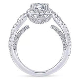 Gabriel & Co. -  ER12965R4W44JJ Gabriel & Co. Engagement Ring Birmingham Jewelry 