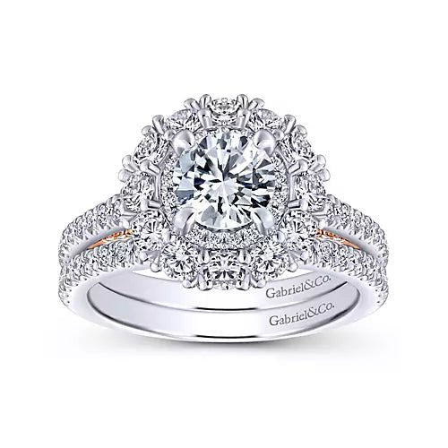 Gabriel & Co. -  ER13915R3T44JJ Gabriel & Co. Engagement Ring Birmingham Jewelry 