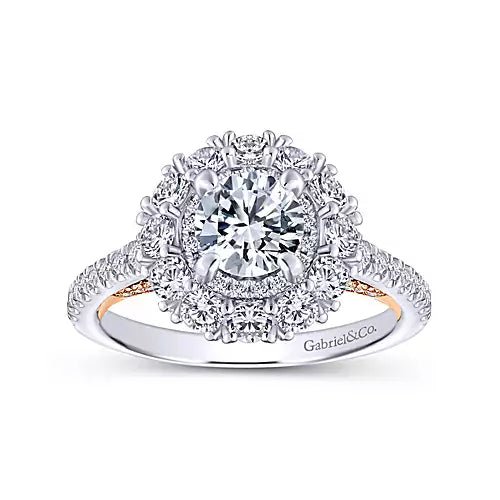 Gabriel & Co. -  ER13915R3T44JJ Gabriel & Co. Engagement Ring Birmingham Jewelry 