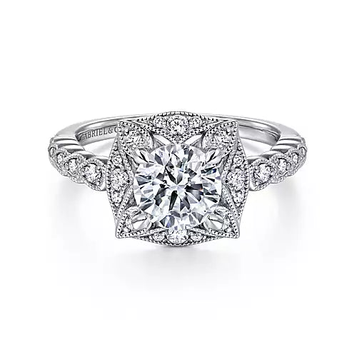 Gabriel & Co. -  ER14481R4W44JJ Gabriel & Co. Engagement Ring Birmingham Jewelry 