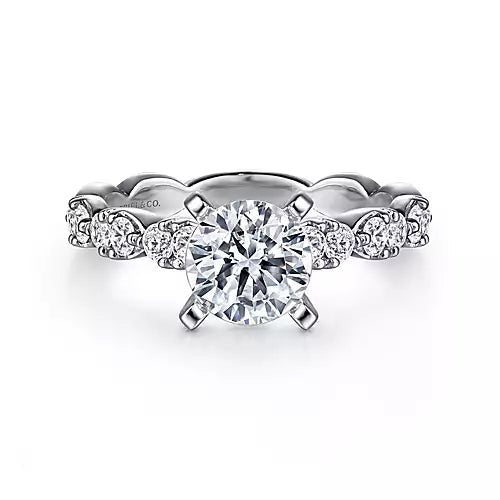 Gabriel & Co. -  ER3990W44JJ Gabriel & Co. Engagement Ring Birmingham Jewelry 