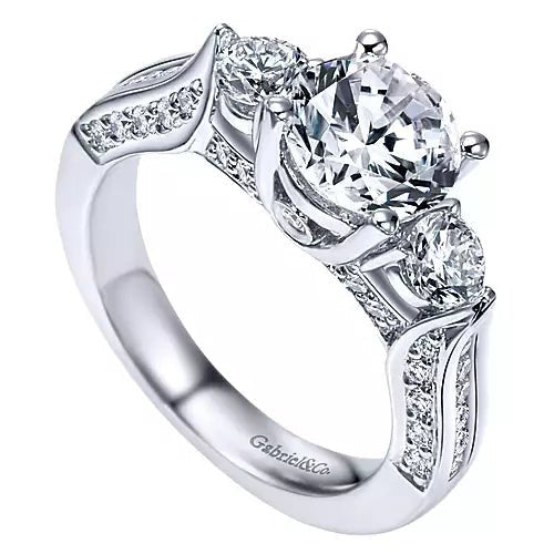 Gabriel & Co. -  ER5741W44JJ Gabriel & Co. Engagement Ring Birmingham Jewelry 