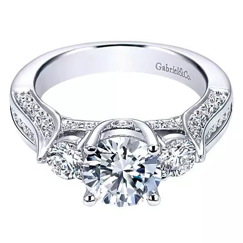 Gabriel & Co. -  ER5741W44JJ Gabriel & Co. Engagement Ring Birmingham Jewelry 