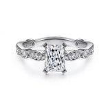 Gabriel & Co. -  ER6711E4W44JJ Gabriel & Co. Engagement Ring Birmingham Jewelry 