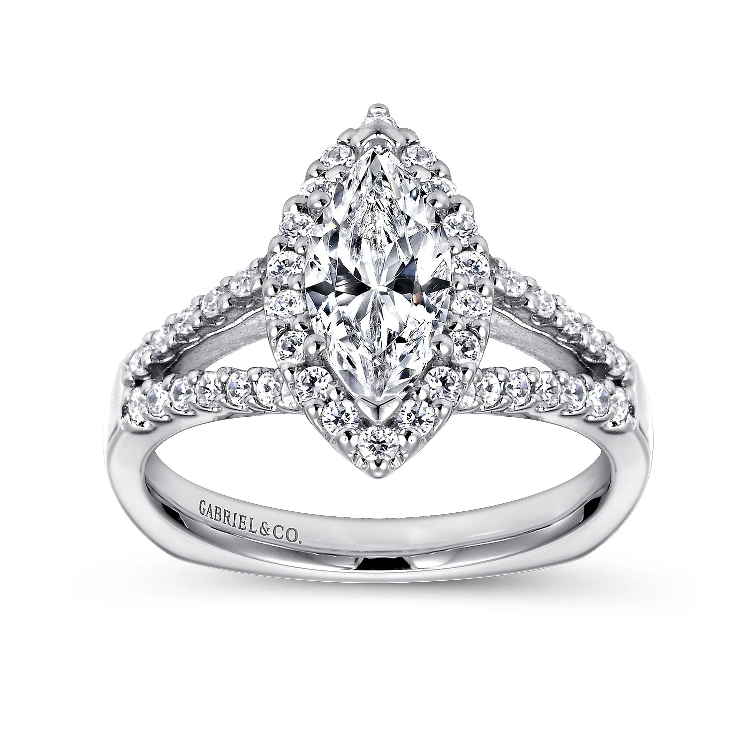 Gabriel & Co. -  ER7741W44JJ Gabriel & Co. Engagement Ring Birmingham Jewelry 
