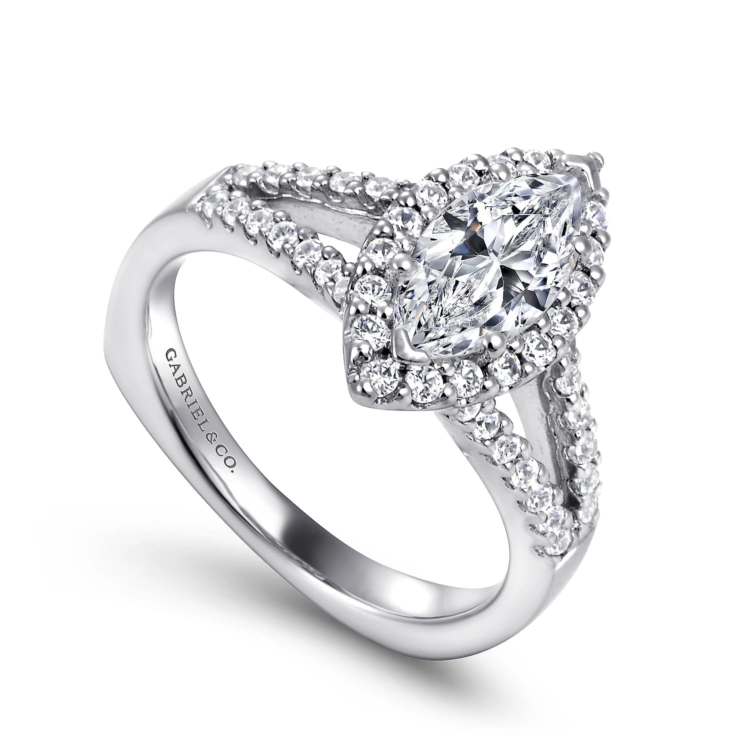 Gabriel & Co. -  ER7741W44JJ Gabriel & Co. Engagement Ring Birmingham Jewelry 