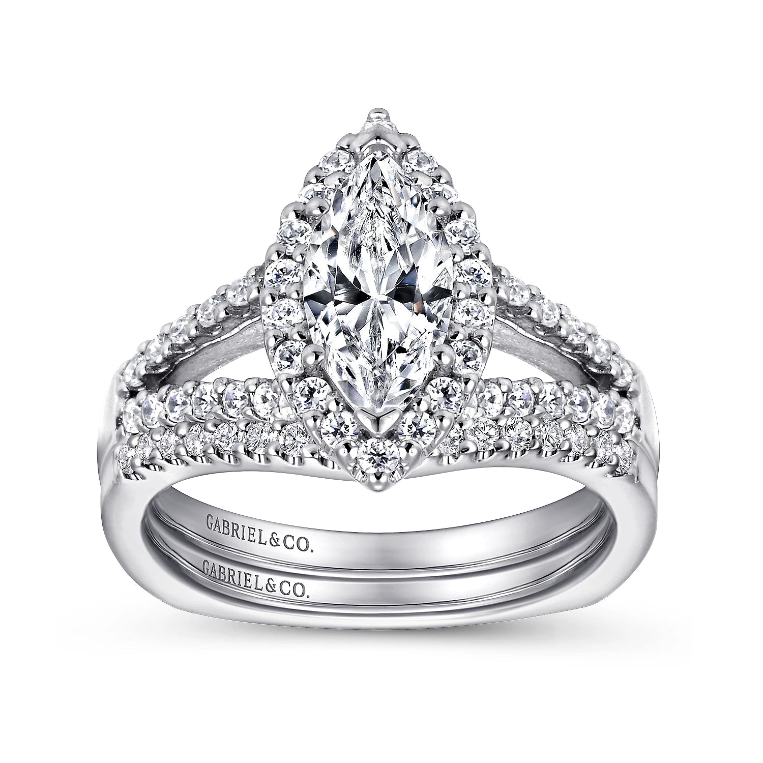 Gabriel & Co. -  ER7741W44JJ Gabriel & Co. Engagement Ring Birmingham Jewelry 