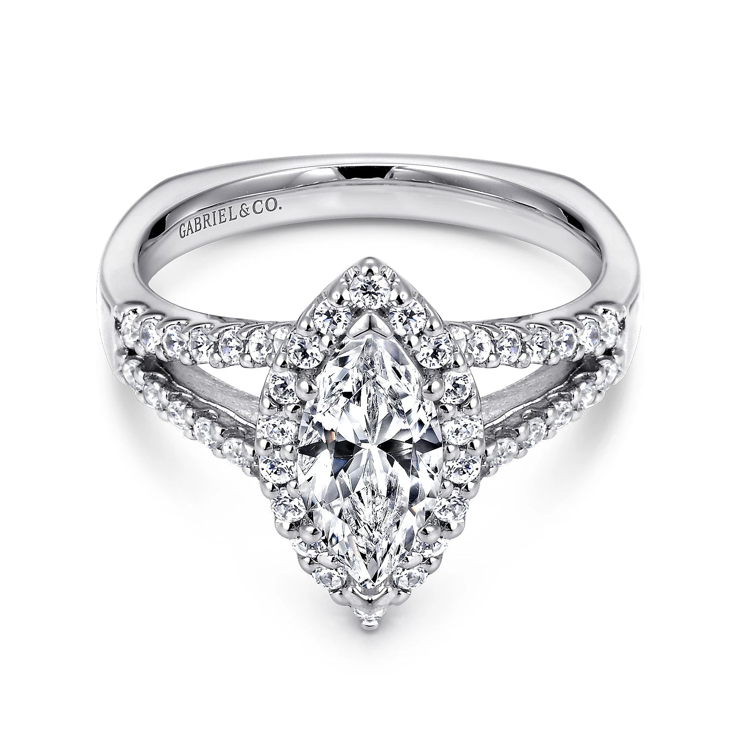 Gabriel & Co. -  ER7741W44JJ Gabriel & Co. Engagement Ring Birmingham Jewelry 