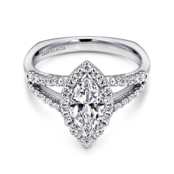 Gabriel & Co. -  ER7741W44JJ Gabriel & Co. Engagement Ring Birmingham Jewelry 