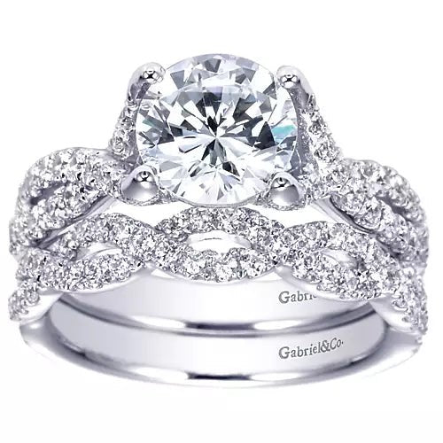 Gabriel & Co. -  ER8043W44JJ Gabriel & Co. Engagement Ring Birmingham Jewelry 