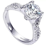 Gabriel & Co. -  ER8043W44JJ Gabriel & Co. Engagement Ring Birmingham Jewelry 