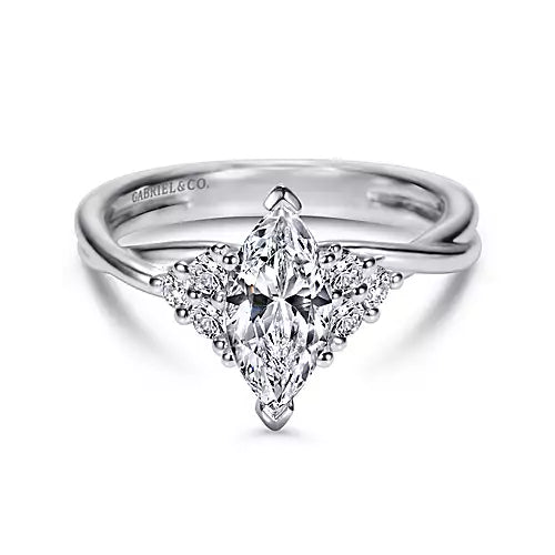 Gabriel & Co. -  ER8954W44JJ Gabriel & Co. Engagement Ring Birmingham Jewelry 