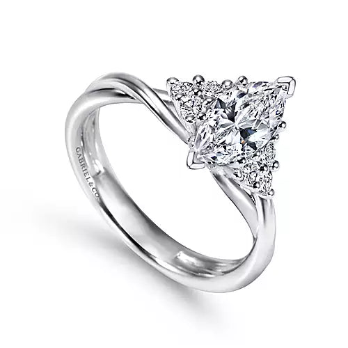 Gabriel & Co. -  ER8954W44JJ Gabriel & Co. Engagement Ring Birmingham Jewelry 