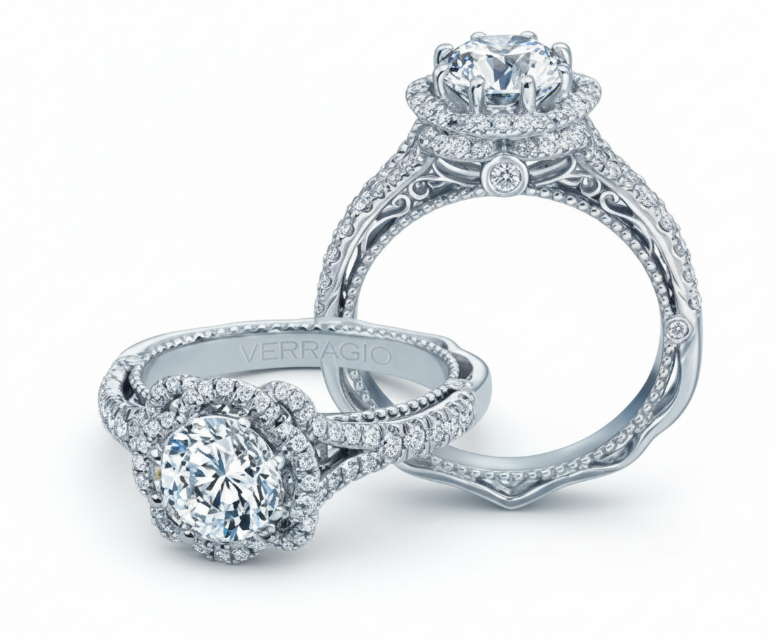 VENETIAN-5050R VERRAGIO Engagement Ring Birmingham Jewelry Verragio Jewelry | Diamond Engagement Ring VENETIAN-5050R