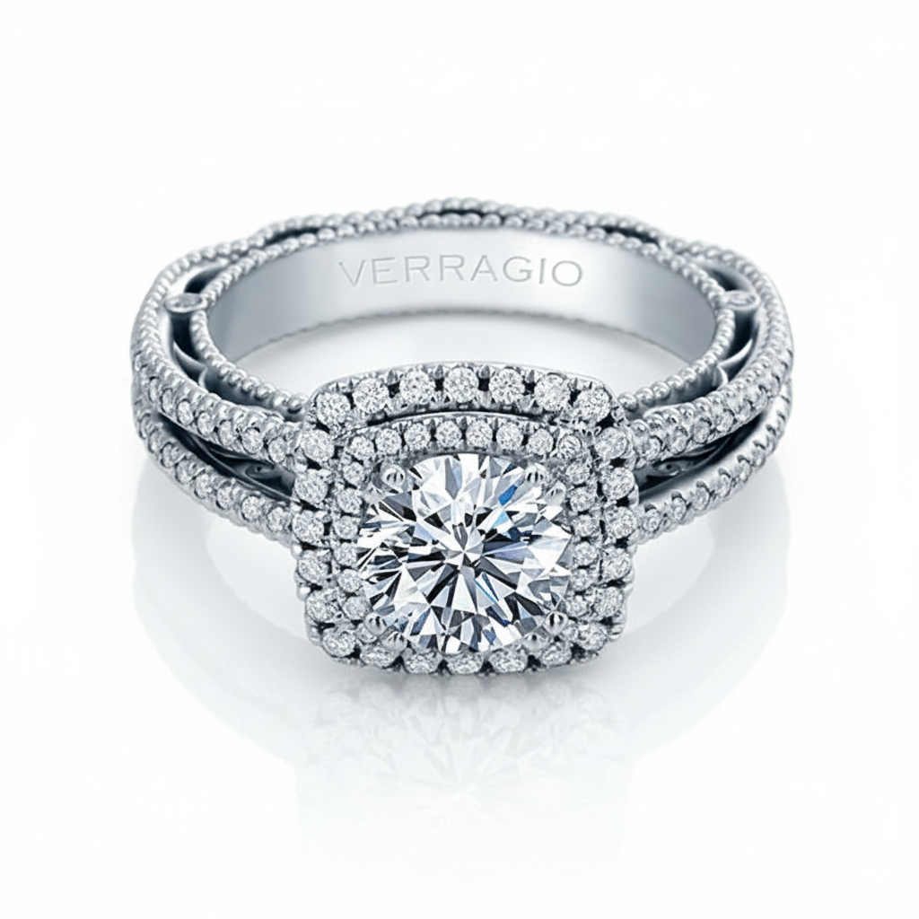 VENETIAN-5049CU VERRAGIO Engagement Ring Birmingham Jewelry Verragio Jewelry | Diamond Engagement Ring VENETIAN-5049CU