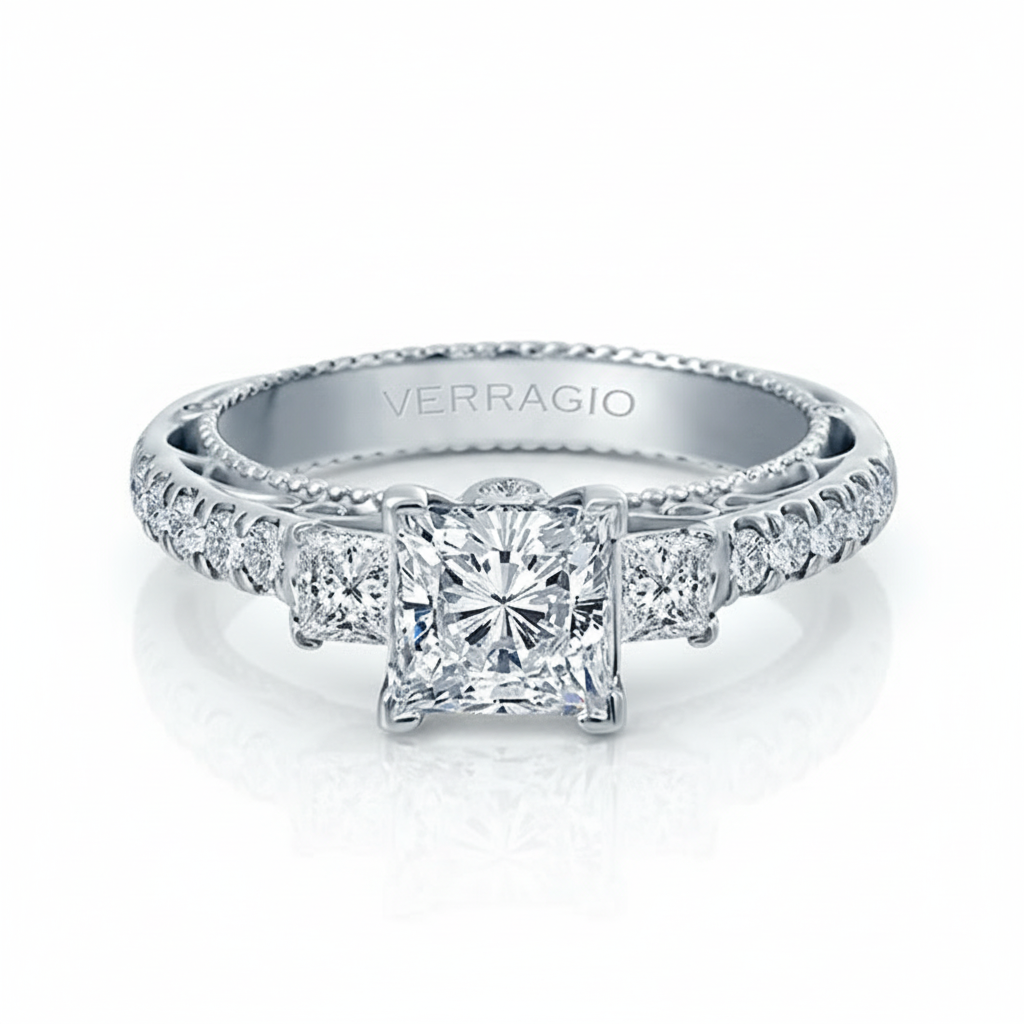 VENETIAN-5058P VERRAGIO Engagement Ring Birmingham Jewelry Verragio Jewelry | Diamond Engagement Ring VENETIAN-5058P