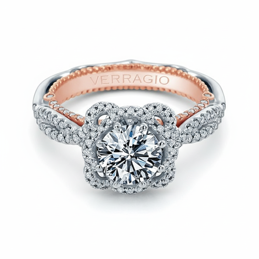 VENETIAN-5064R-2WR VERRAGIO Engagement Ring Birmingham Jewelry Verragio Jewelry | Diamond Engagement Ring VENETIAN-5064R-2WR