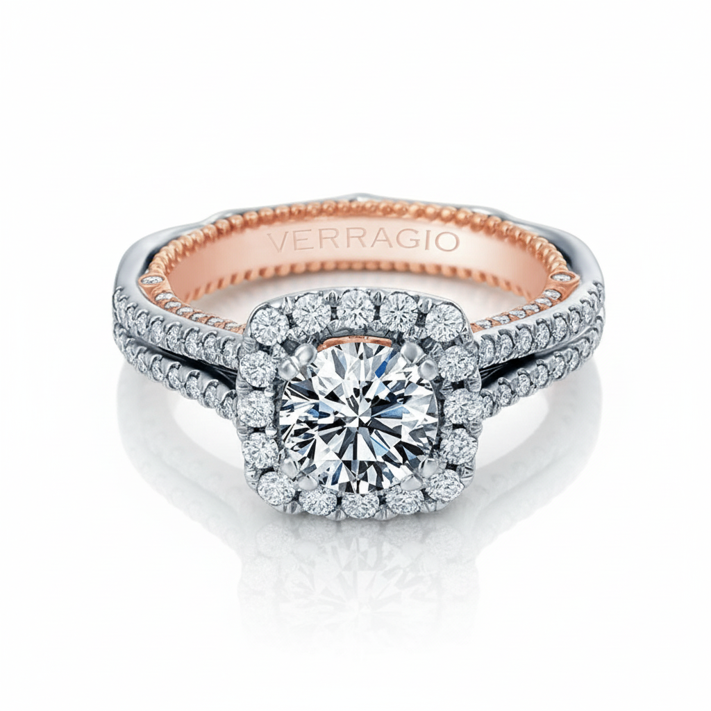 VENETIAN-5067CU-2WR VERRAGIO Engagement Ring Birmingham Jewelry Verragio Jewelry | Diamond Engagement Ring VENETIAN-5067CU-2WR