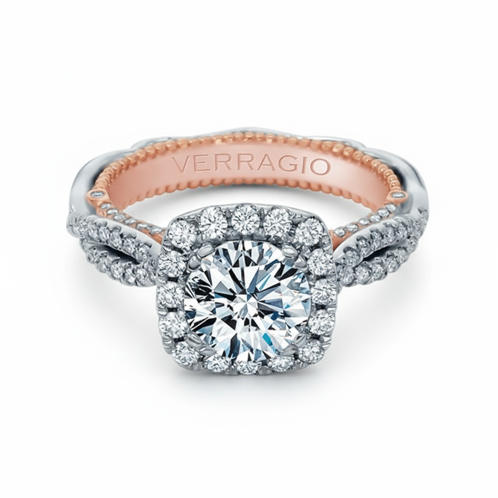 VENETIAN-5068CU-2WR VERRAGIO Engagement Ring Birmingham Jewelry Verragio Jewelry | Diamond Engagement Ring VENETIAN-5068CU-2WR