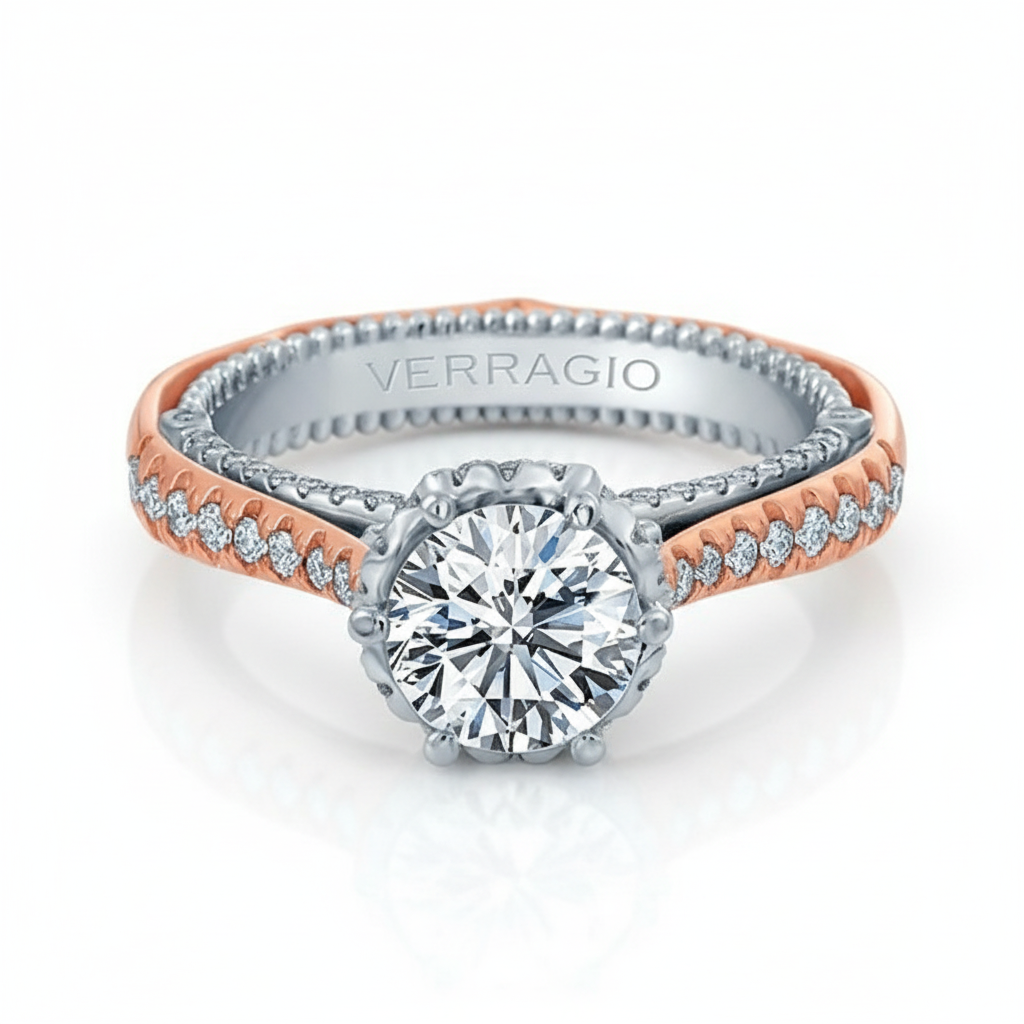 VENETIAN-5070D-2RW VERRAGIO Engagement Ring Birmingham Jewelry Verragio Jewelry | Diamond Engagement Ring VENETIAN-5070D-2RW
