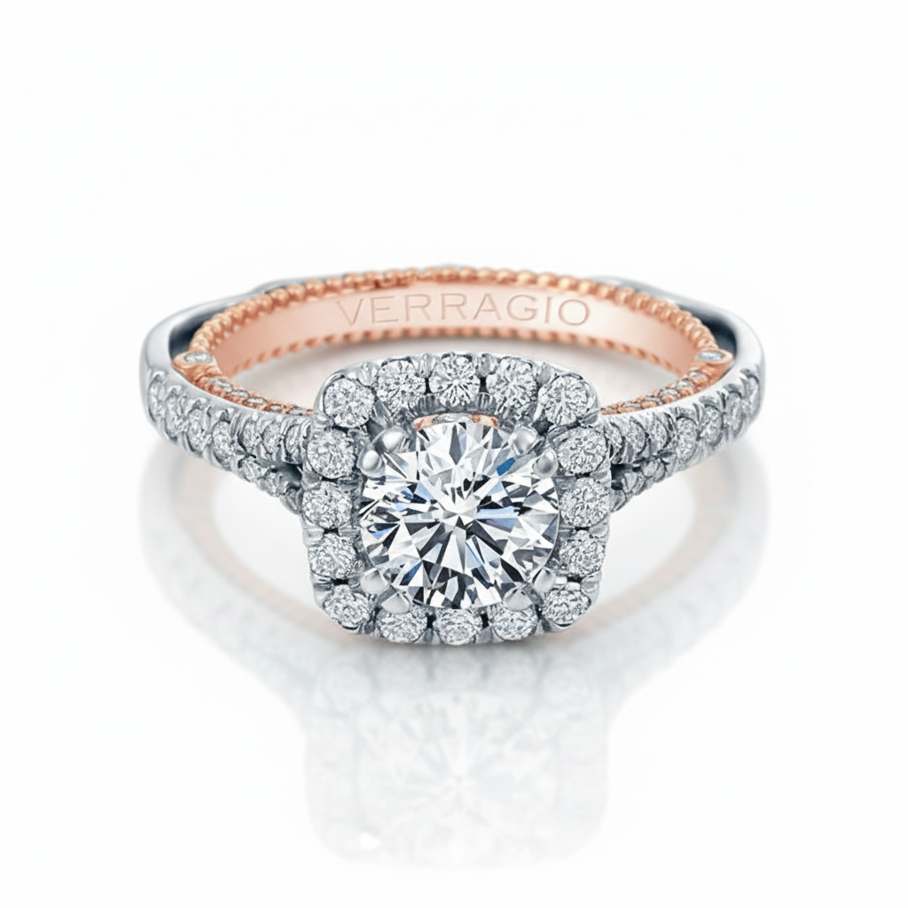 VENETIAN-5071CU-2WR VERRAGIO Engagement Ring Birmingham Jewelry Verragio Jewelry | Diamond Engagement Ring VENETIAN-5071CU-2WR