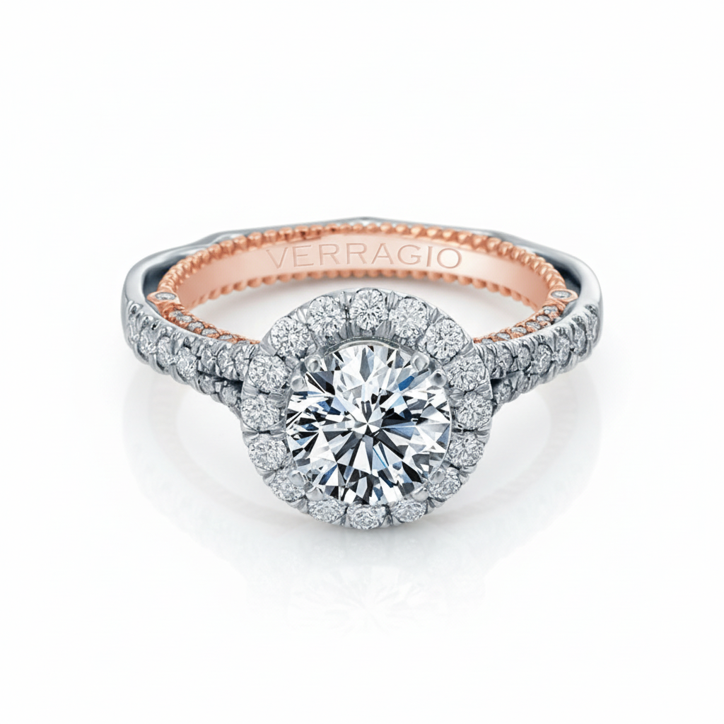 VENETIAN-5071R-2WR VERRAGIO Engagement Ring Birmingham Jewelry Verragio Jewelry | Diamond Engagement Ring VENETIAN-5071R-2WR