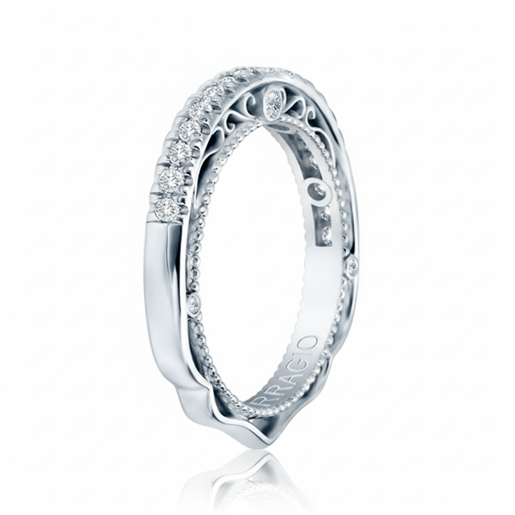 VENETIAN-5077W VERRAGIO Wedding Band Birmingham Jewelry Verragio Jewelry | Diamond Wedding Band VENETIAN-5077W