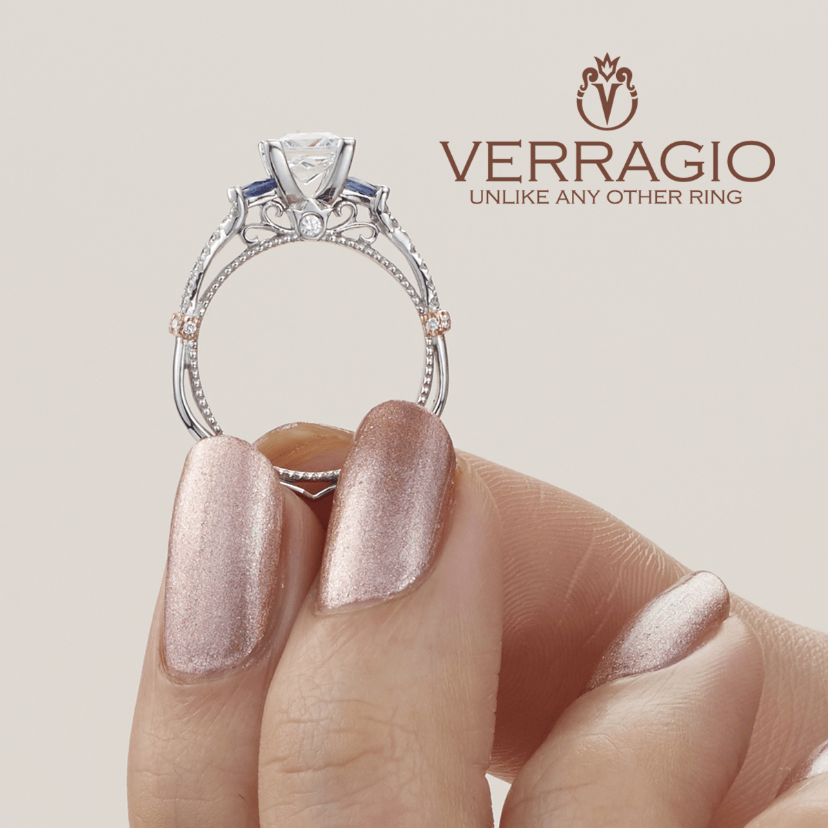 PARISIAN-CL-DL129P VERRAGIO Engagement Ring Birmingham Jewelry Verragio Jewelry | Diamond Engagement Ring PARISIAN-CL-DL129P
