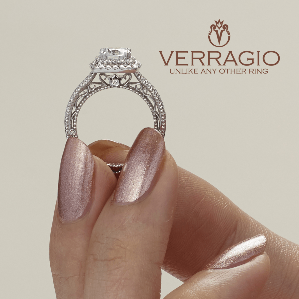 VENETIAN-5049CU VERRAGIO Engagement Ring Birmingham Jewelry Verragio Jewelry | Diamond Engagement Ring VENETIAN-5049CU