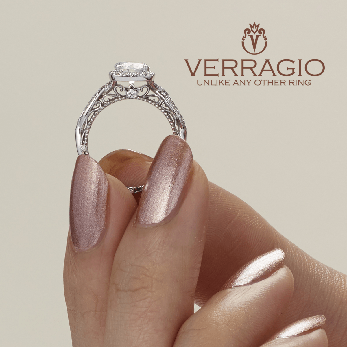 VENETIAN-5005CU VERRAGIO Engagement Ring Birmingham Jewelry Verragio Jewelry | Diamond Engagement Ring VENETIAN-5005CU