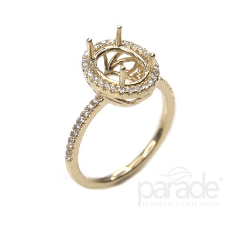 Parade Design - R0817/O1 Parade Design Engagement Ring Birmingham Jewelry 