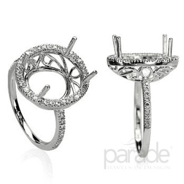 Parade Design - R0817/O5 Parade Design Engagement Ring Birmingham Jewelry 
