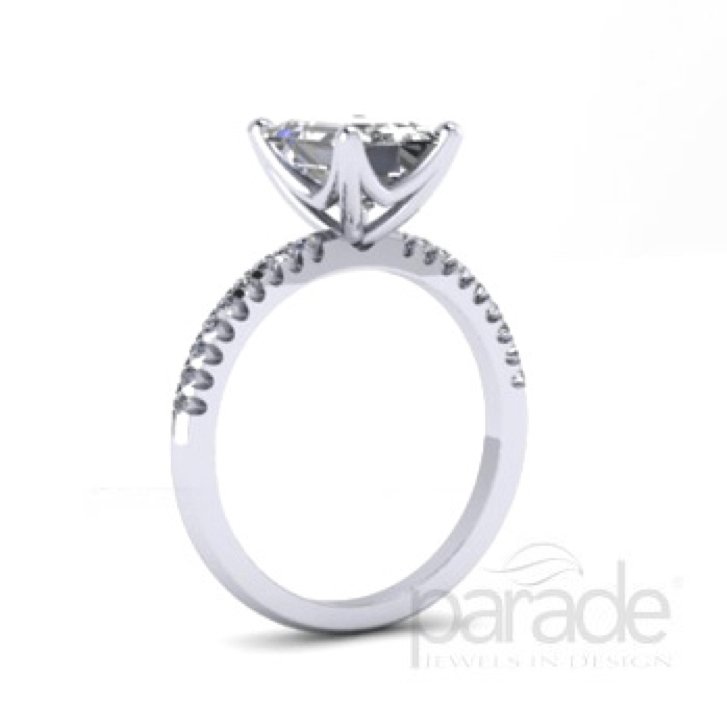 Parade Design - R2996/E2 Parade Design Engagement Ring Birmingham Jewelry 