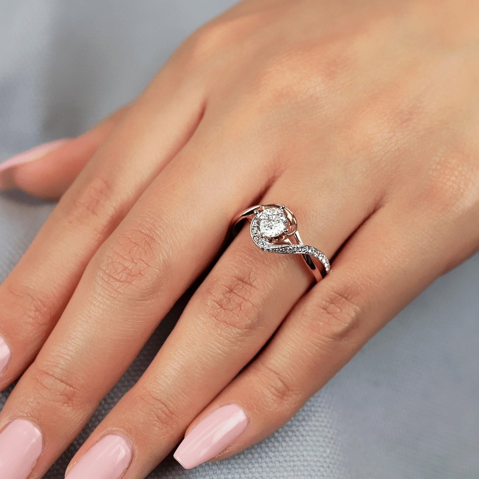 Parade Design - R3152B/R1-WR Parade Design Engagement Ring Birmingham Jewelry 