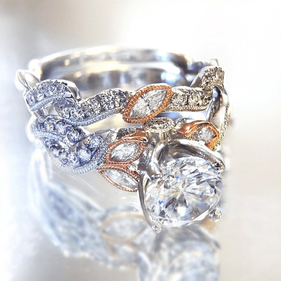 Parade Design - R3567/R1-WR Parade Design Engagement Ring Birmingham Jewelry 