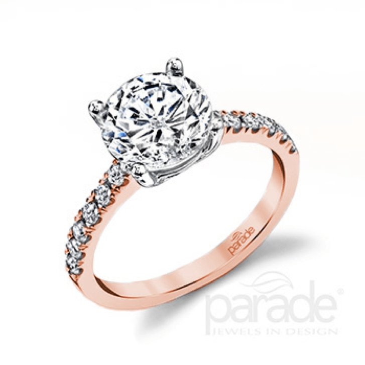 Parade Design - R3637/R4-RW Parade Design Engagement Ring Birmingham Jewelry 