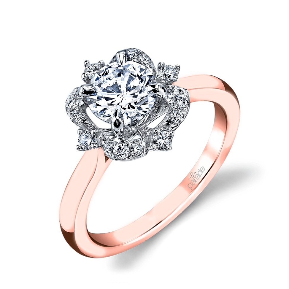 Parade Design - R3672/R1-RW Parade Design Engagement Ring Birmingham Jewelry 