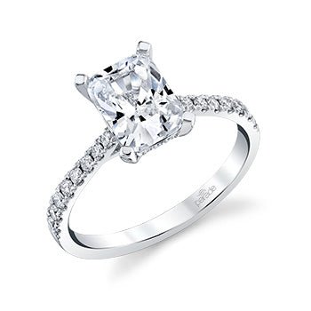 Parade Design - R3738/E1 (White Gold) Parade Design Engagement Ring Birmingham Jewelry 
